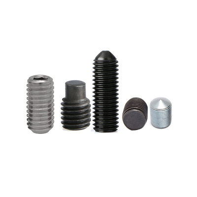 গুণমান  Custom Flat Point Hollow Hexagon Set Screws SS304 Hex Socket Allen Nose Grub Screw Set কারখানা