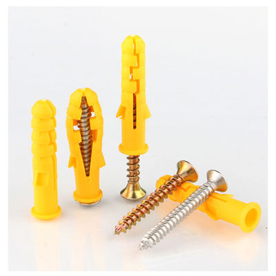 গুণমান  Plastic Drywall Wall Anchors Nylon Wall Plug Anchor With Self Tapping Screws For Plasterboard কারখানা