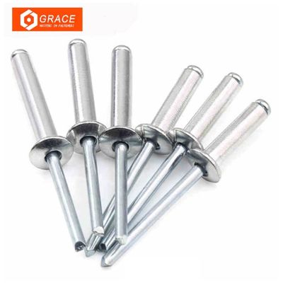 গুণমান  Aluminum Metal 8mm Countersunk Head Blind Rivets Galvanized কারখানা